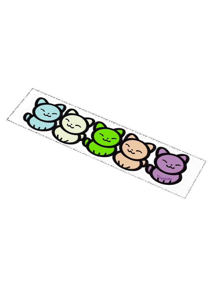 Long Chibi Sub Kitties Sticker product image (1)