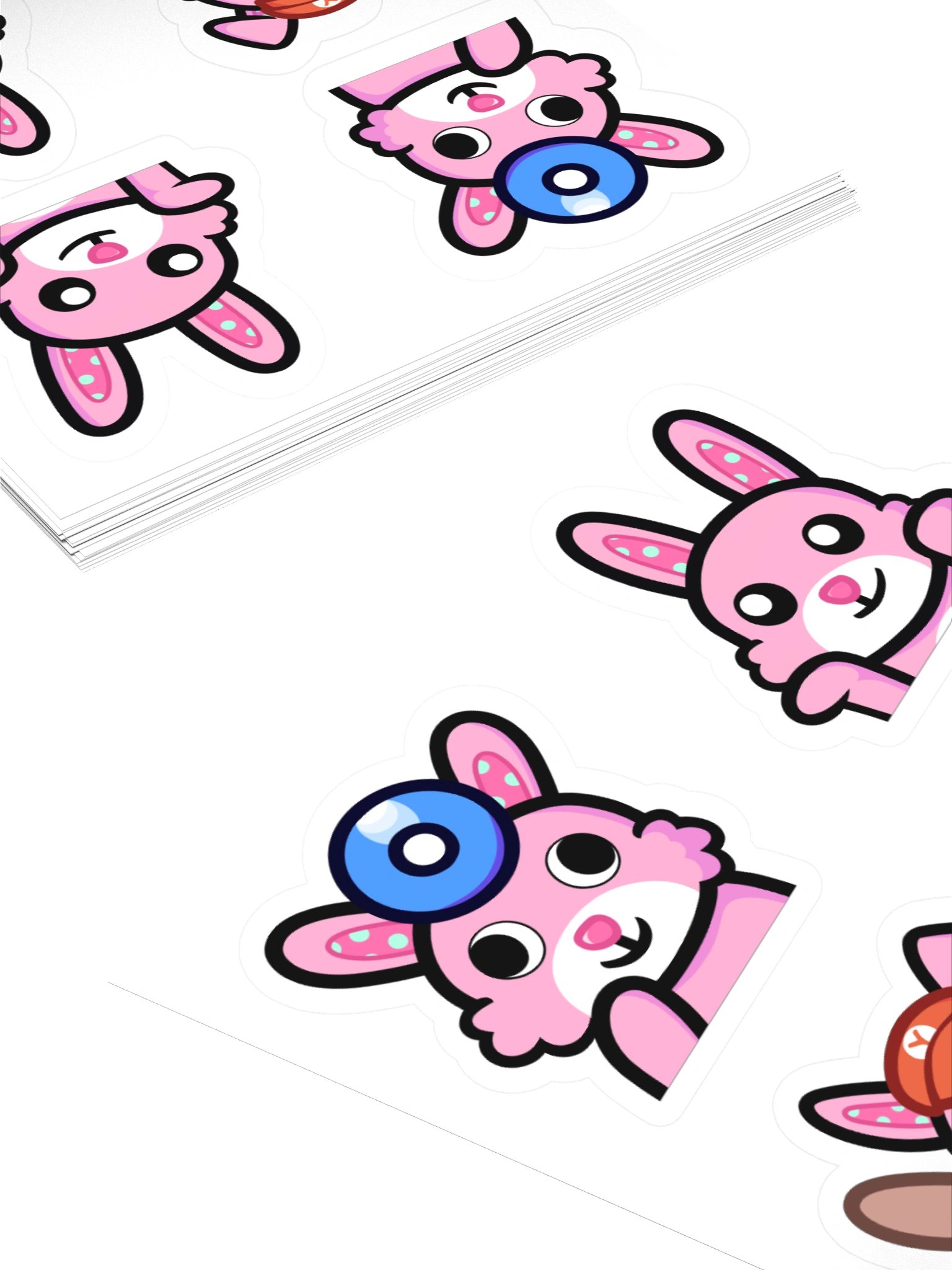 Pink Rabbit Sticker Pack product image (4)