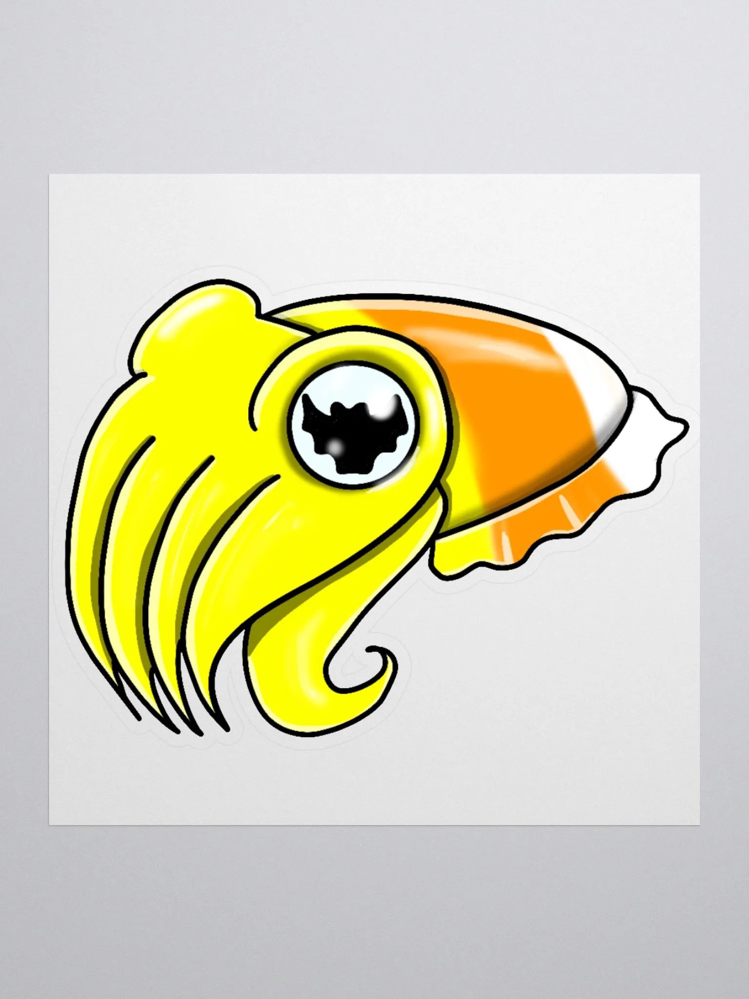 Candycorn - Cuttlefish costume sticker product image (1)