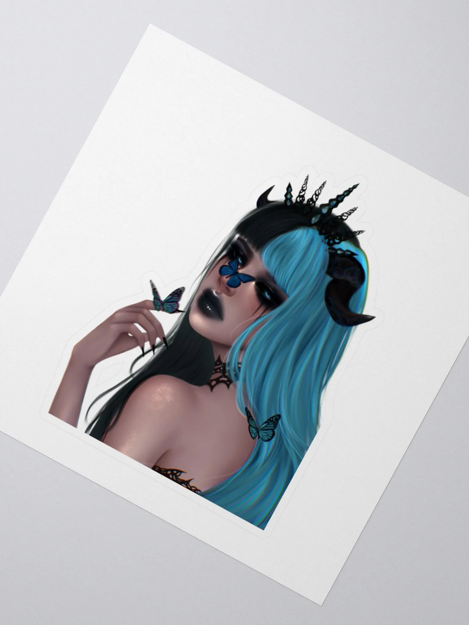 Midnight Monarch Sticker product image (2)