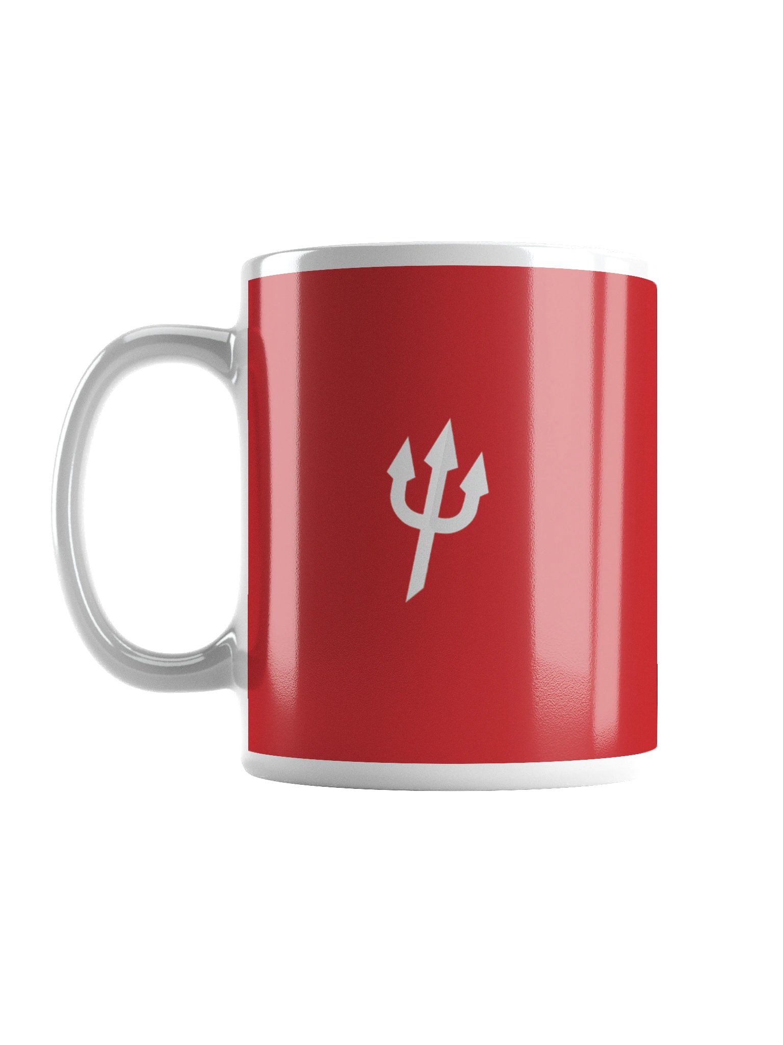 Trident Red Glossy Mug product image (3)