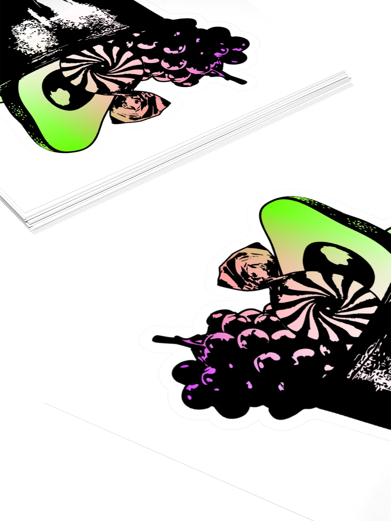 Little Fruit Cups Sticker product image (11)