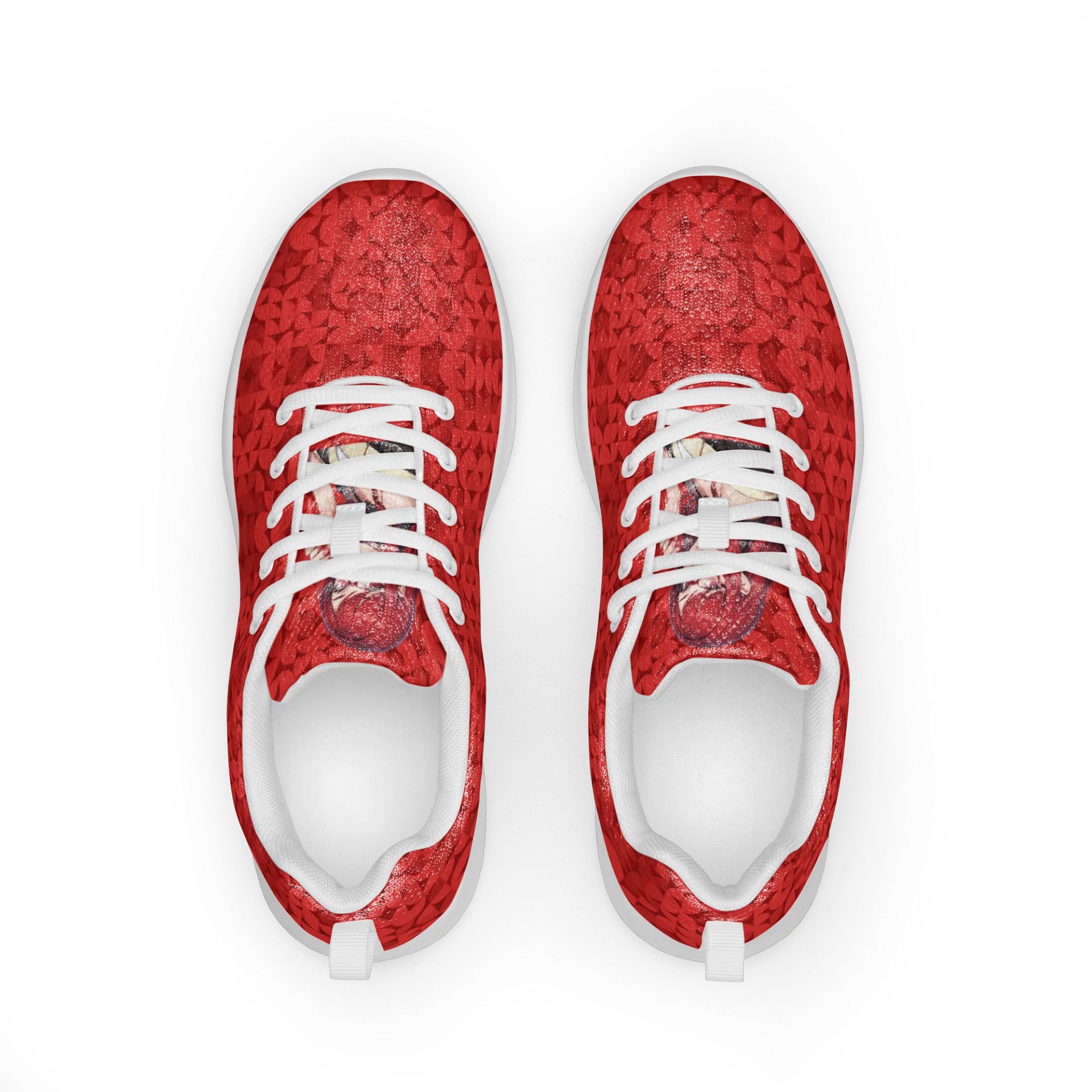 (Red WAIFU) K Women's Athletic Shoes product image (1)