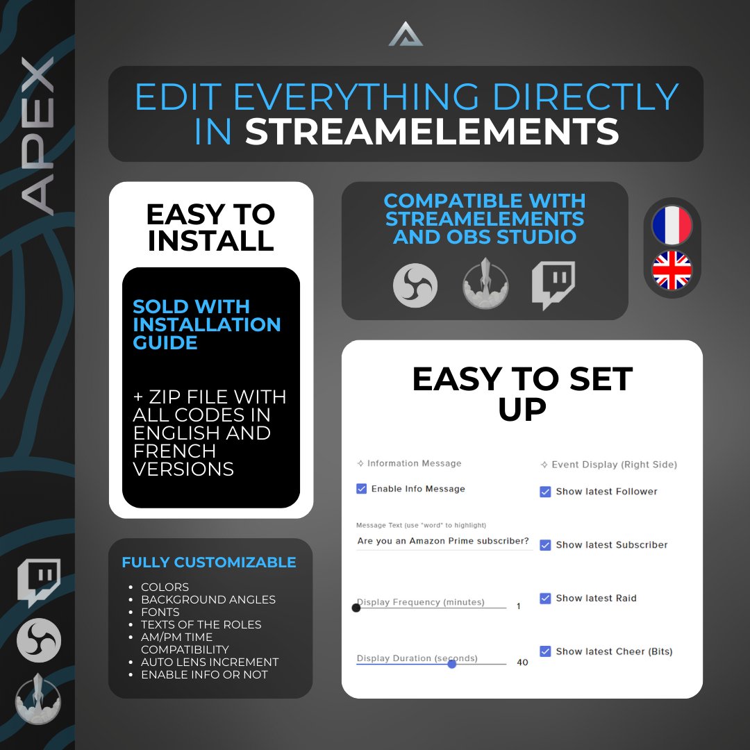 Twitch Widget Info Bar 1 product image (2)