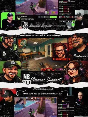 Catch us @Noobsquad WorldWide on streamer support every second Friday.  We love supporting,making streamers smile and just having a good time. kick/maximooseza  @Smith0logy @RIP @K16  #KickVerified #streamergirl #MaxiMooseza #KickStreamers #StreamerGoals 