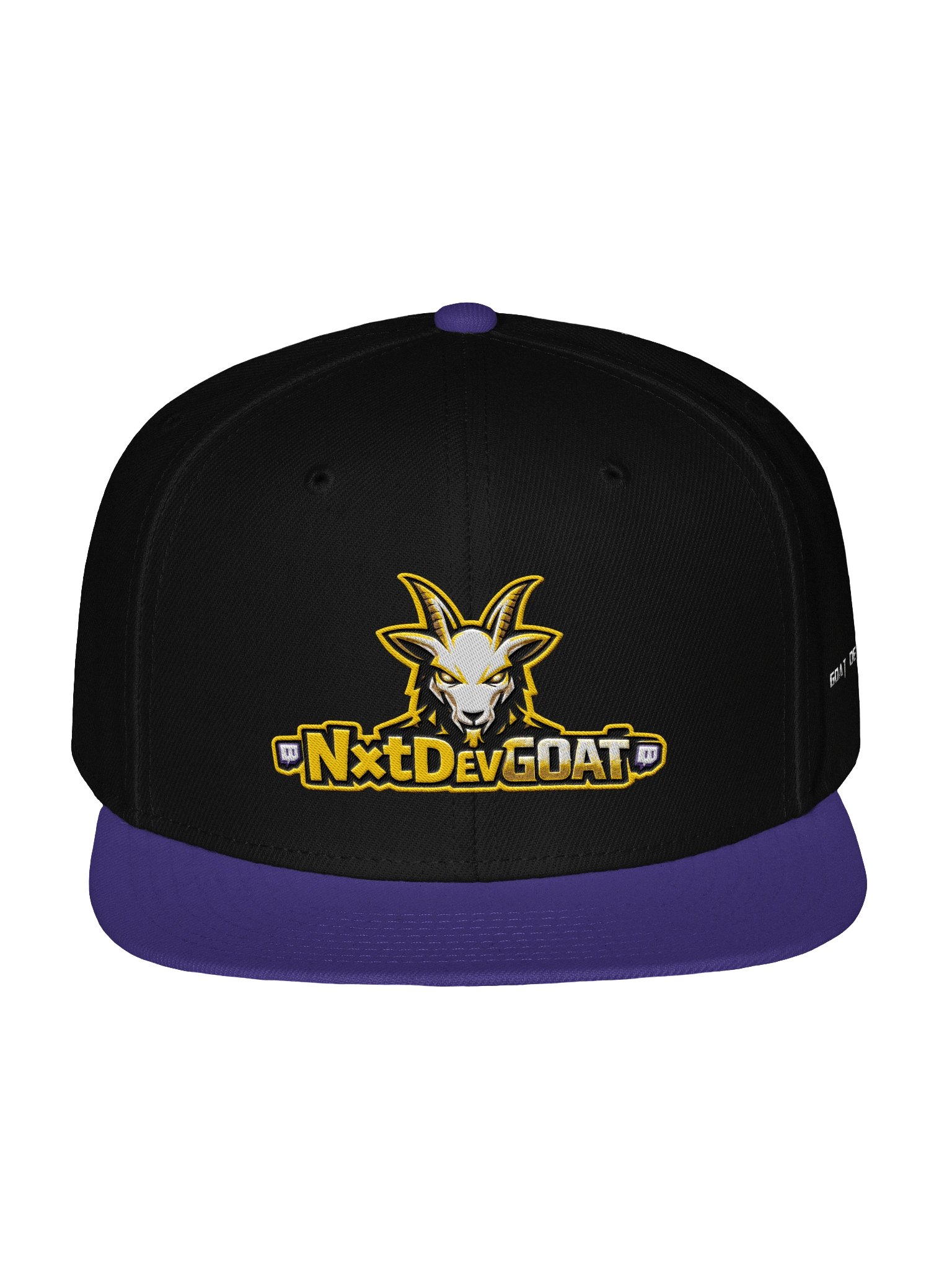NxtDevGOAT Goat Logo Snapback Cap product image (1)