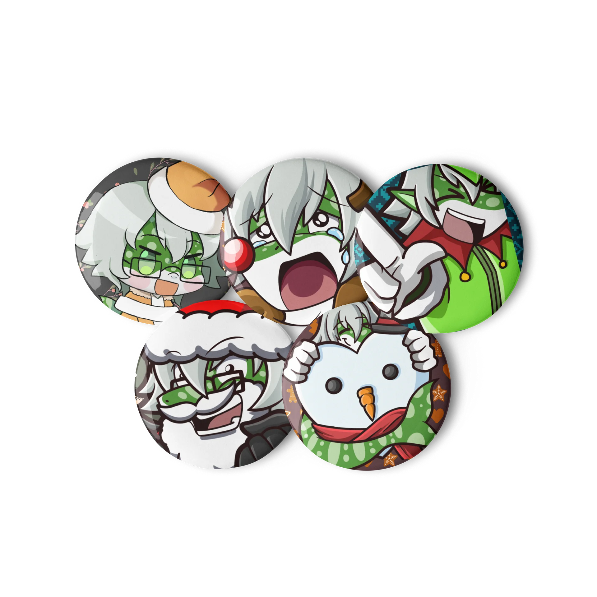 IkariTenshi Christmas Pin Set product image (2)