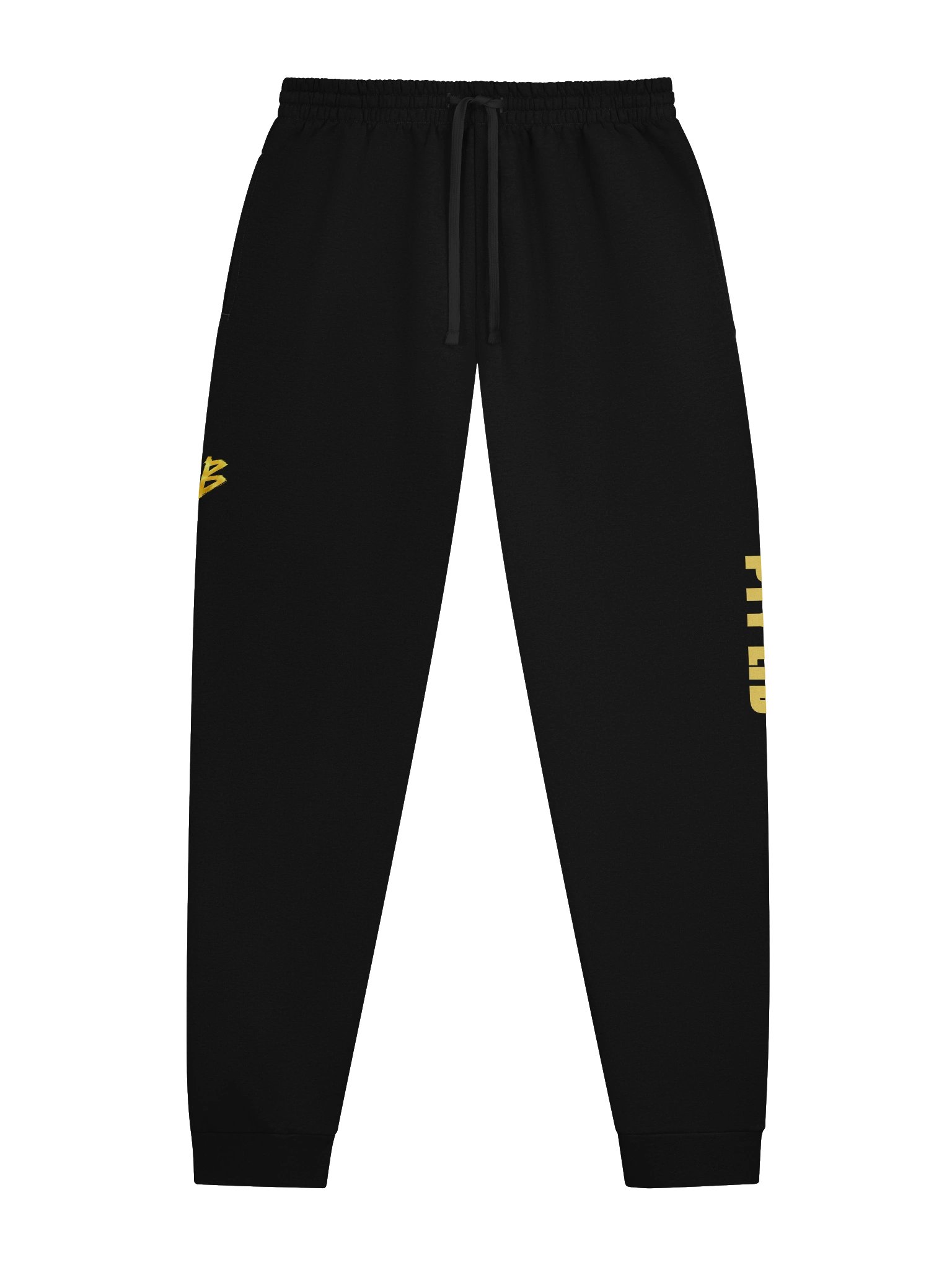 Bold Yellow Vertical Graphic Joggers product image (1)