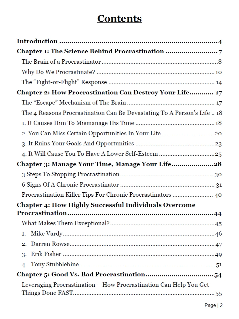 Beat Procrastination eBook product image (3)