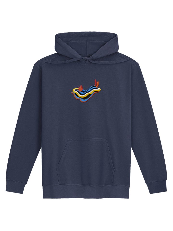 Chromodoris Nudibranch Embroidered Hoodie | Saltwater Reef Aquarium & Ocean Lover Apparel product image (3)