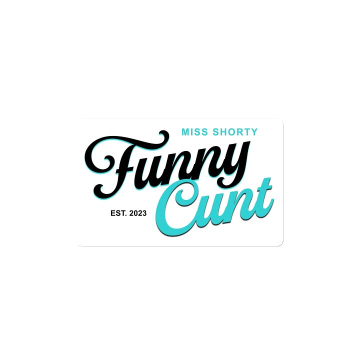 Funny C!NT Magnet - White product image (2)