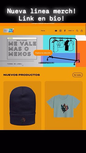 Edición limitada de merch! Link en mi bio!
#reels #instareels #merch