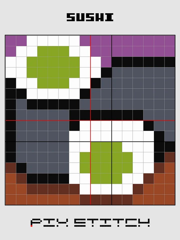 Sushi Pixel Art product image (2)
