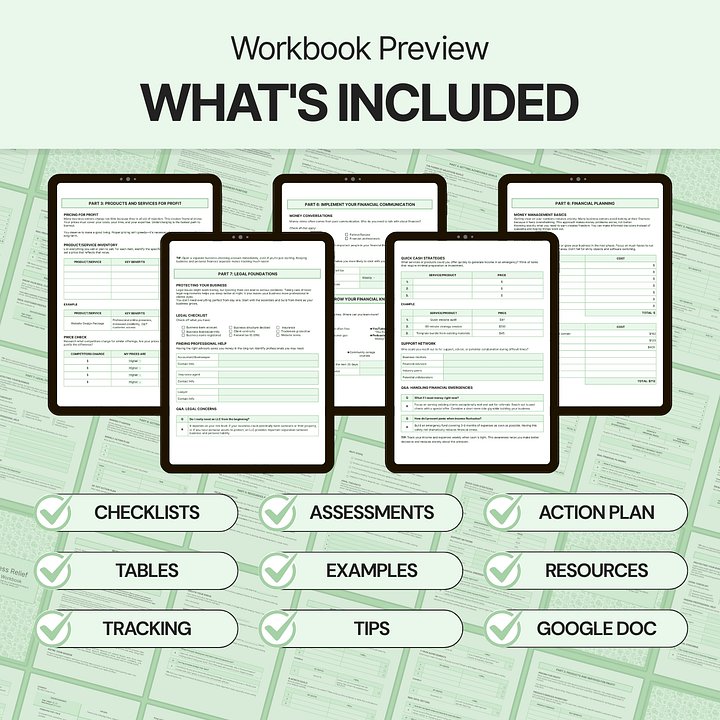 Financial Stress Relief - Google Docs product image (2)