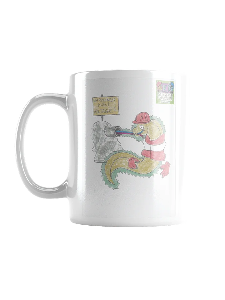 Electrician Eel Mug, Yellow Moray, Orange Gear, 11 Ounces product image (1)