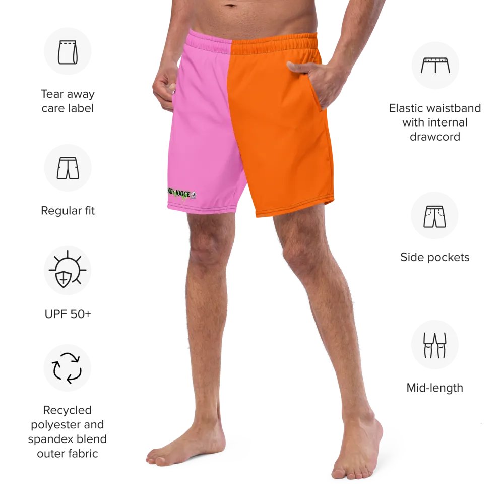 SPOOKY JOOCE Swim Trunkz - Light Pink/Orange product image (5)