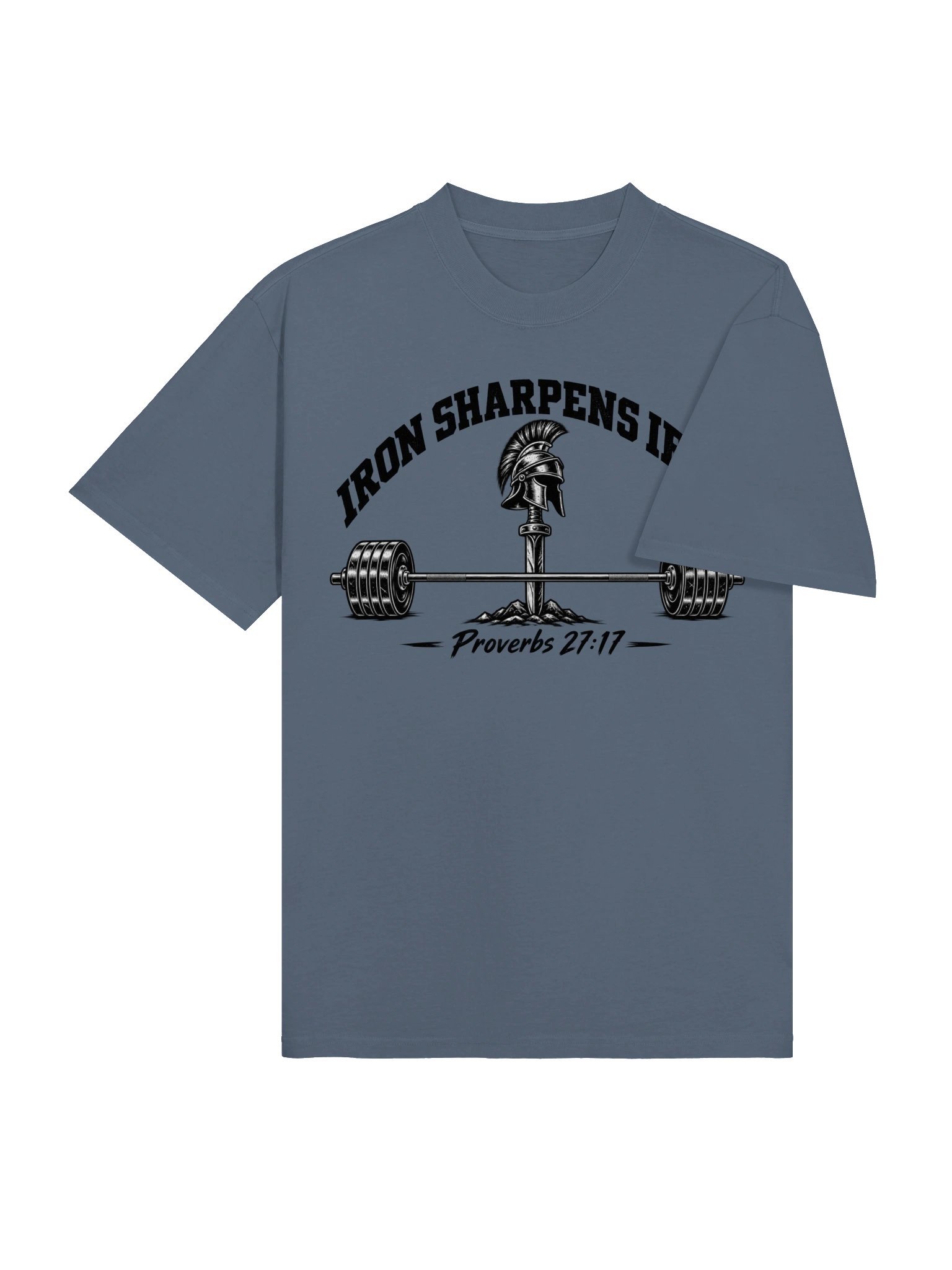 Iron Sharpens Iron Oversized Tee | Proverbs 27:17 product image (20)