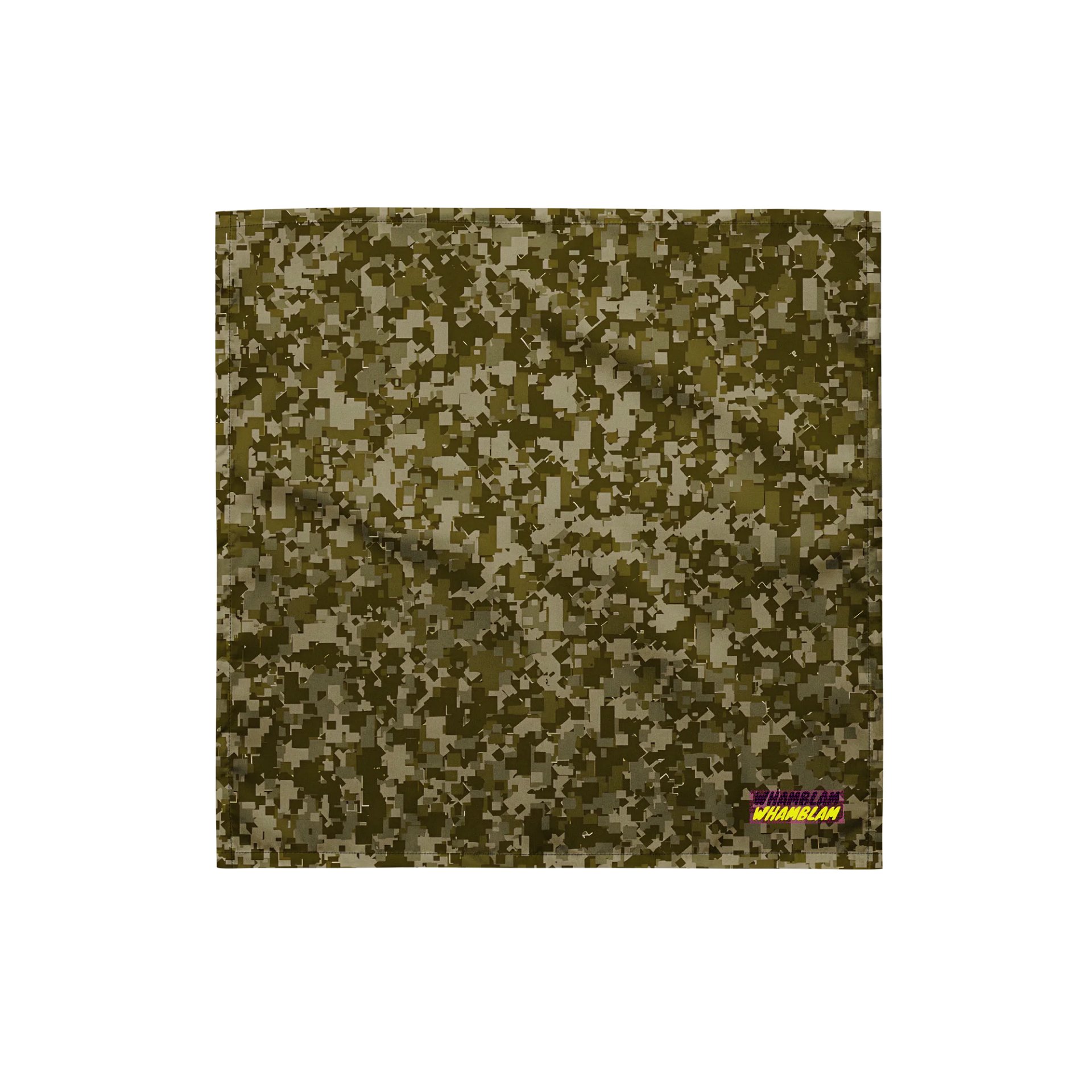 Geometric Green Camo All-Over Bandana product image (1)