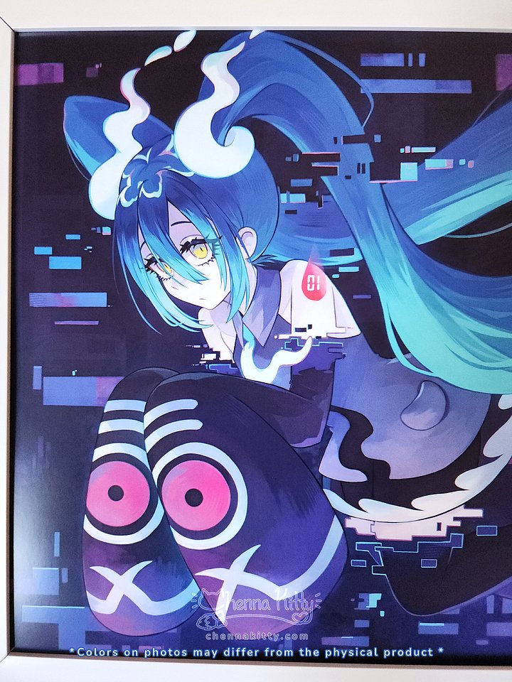 Ghost Miku - 11 x 17 Large Print product image (2)