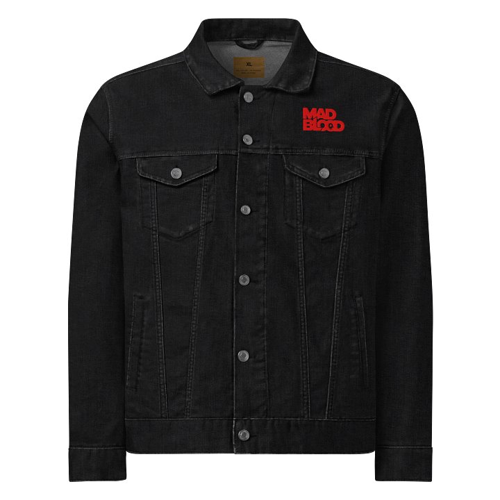 Mad Blood Simple Logo Denim Jacket product image (1)