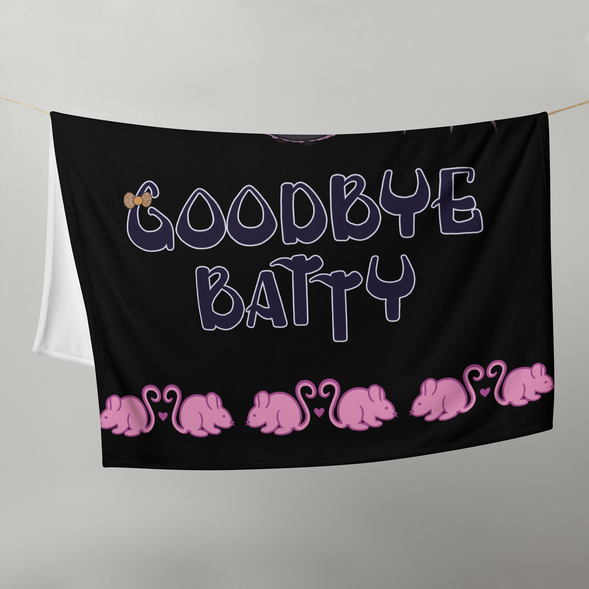Batty Blanket - Black product image (5)
