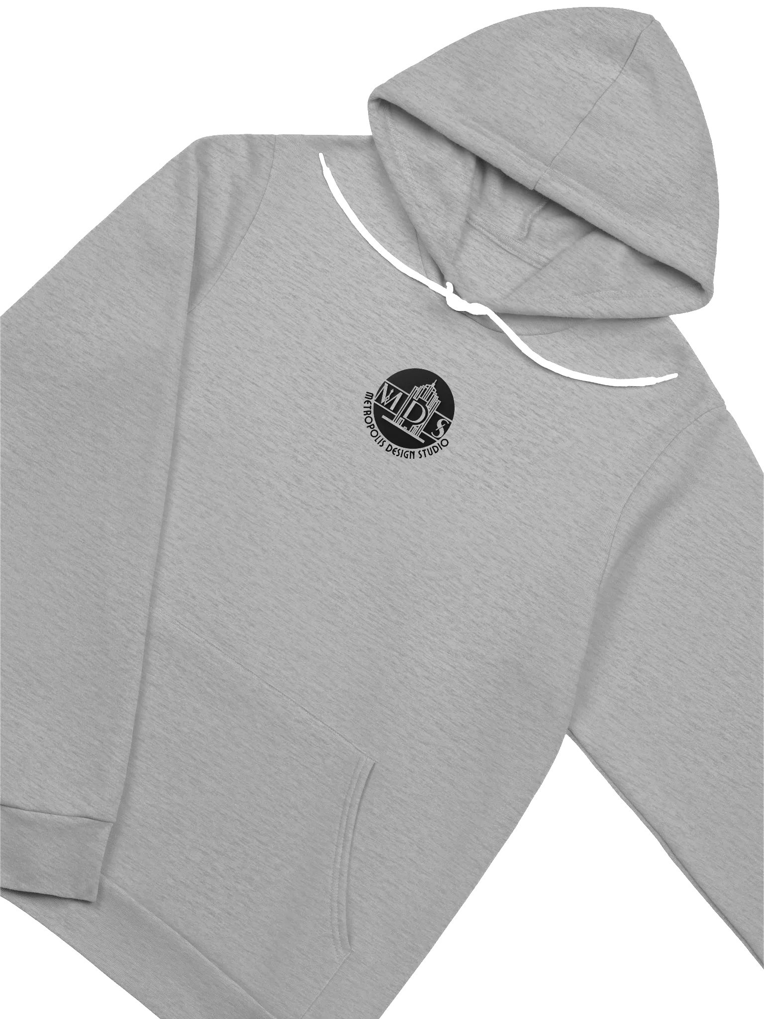 Robot For Hire Art Deco Hoodie Back Graphic - Vintage Sci-Fi Style product image (4)