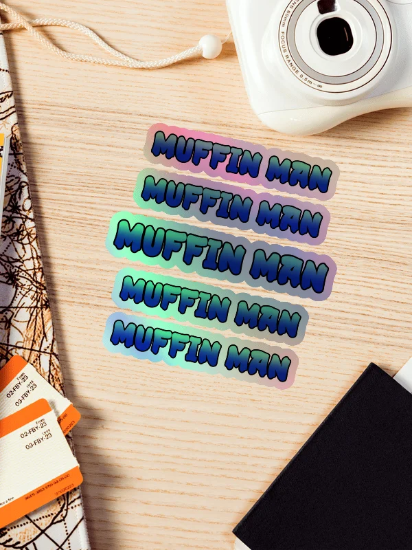 Muffin Man - Holographic Stickers product image (2)