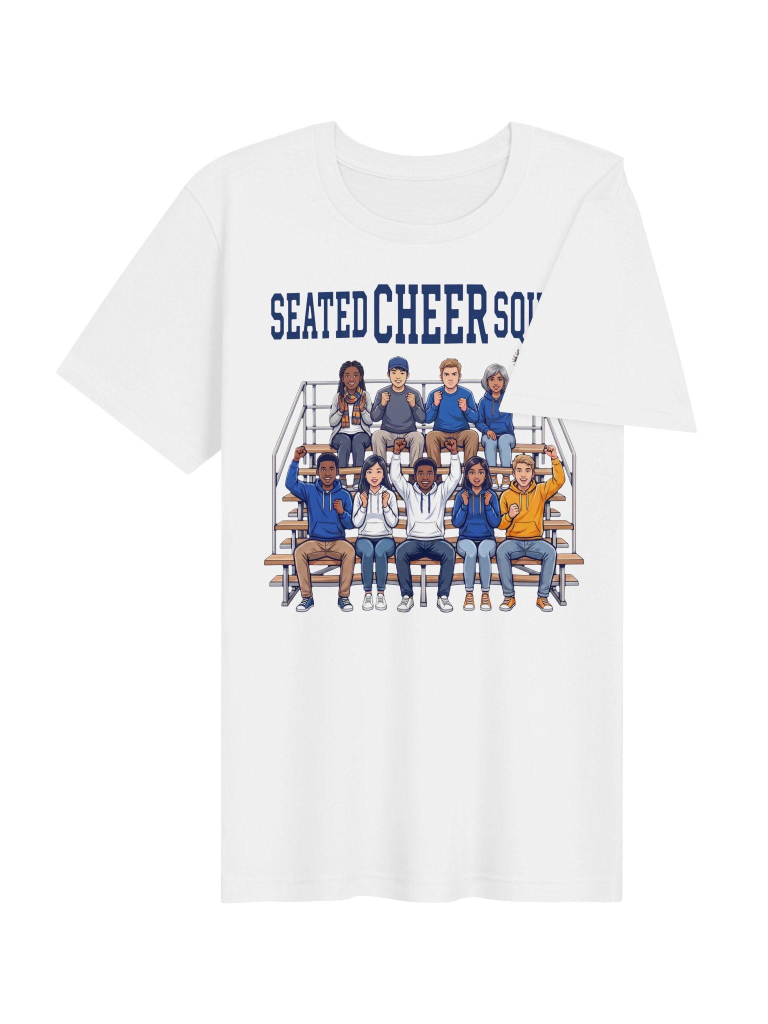 seated Cheer Squad - Young Adults Statement Tee product image (20)