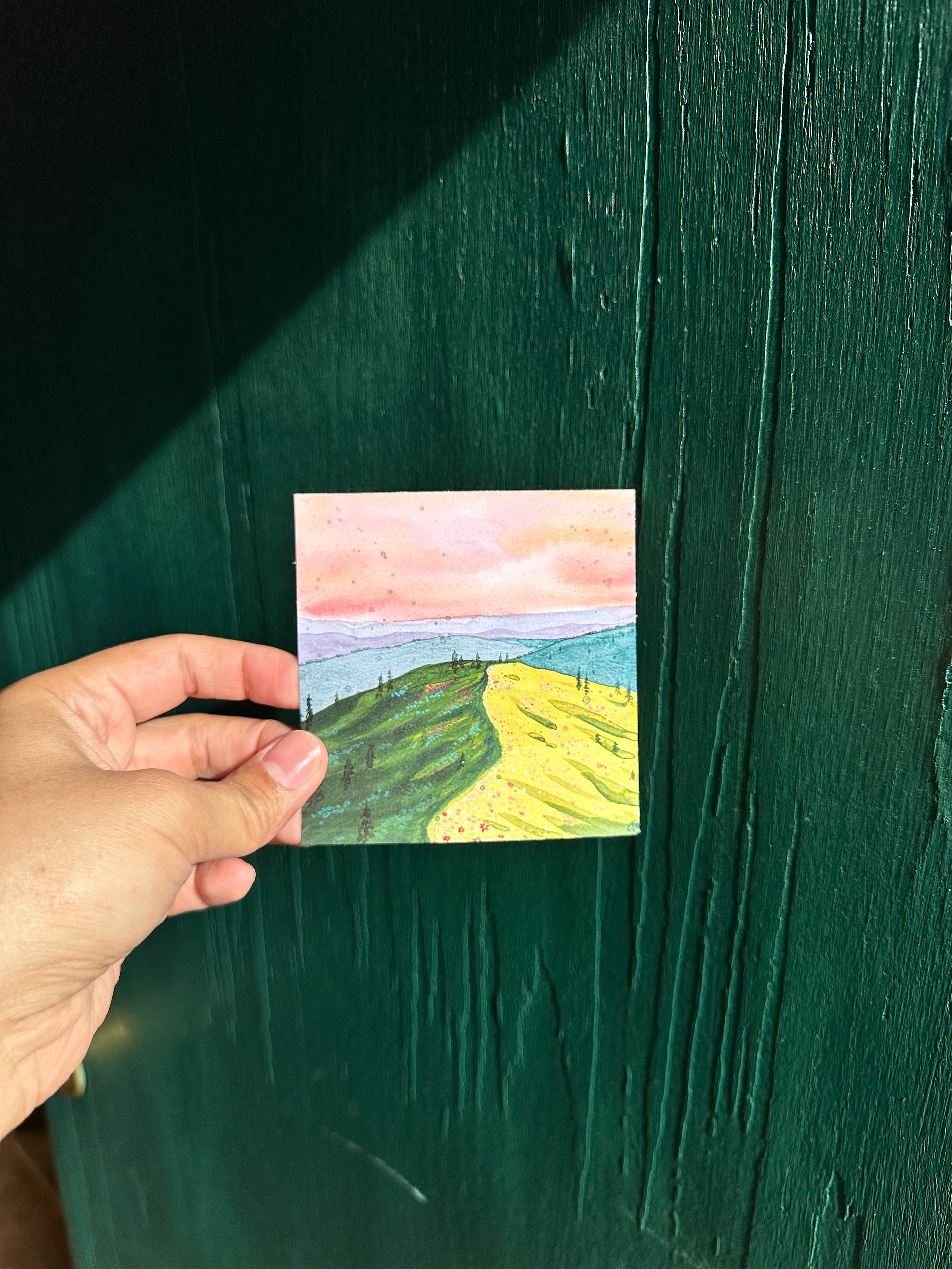 Sunset Hills Watercolor Print product image (3)