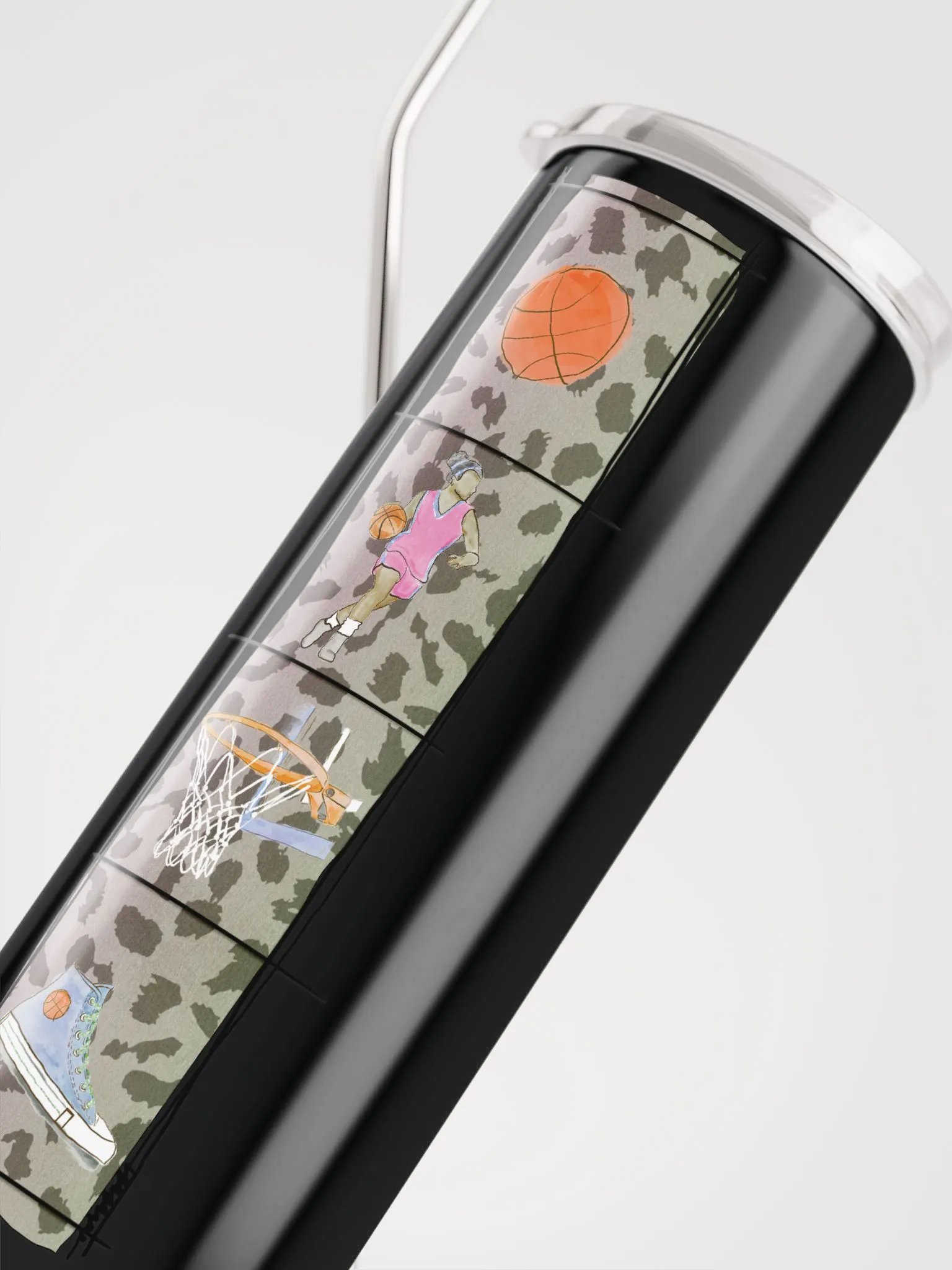 Basketball Fan Stainless Steel Tumbler product image (10)