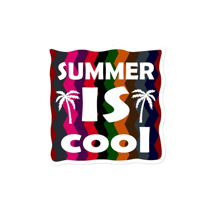 Summer Vibes Die-Cut Magnets product image (2)