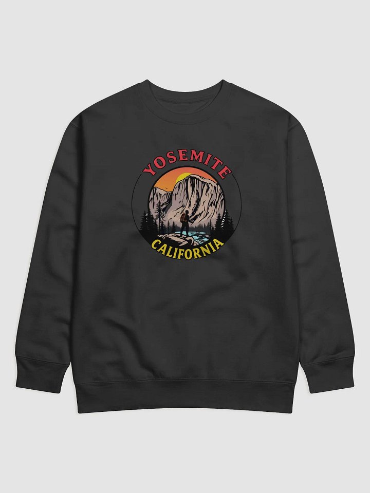 Yosemite California Hiker Premium Sweatshirt product image (1)