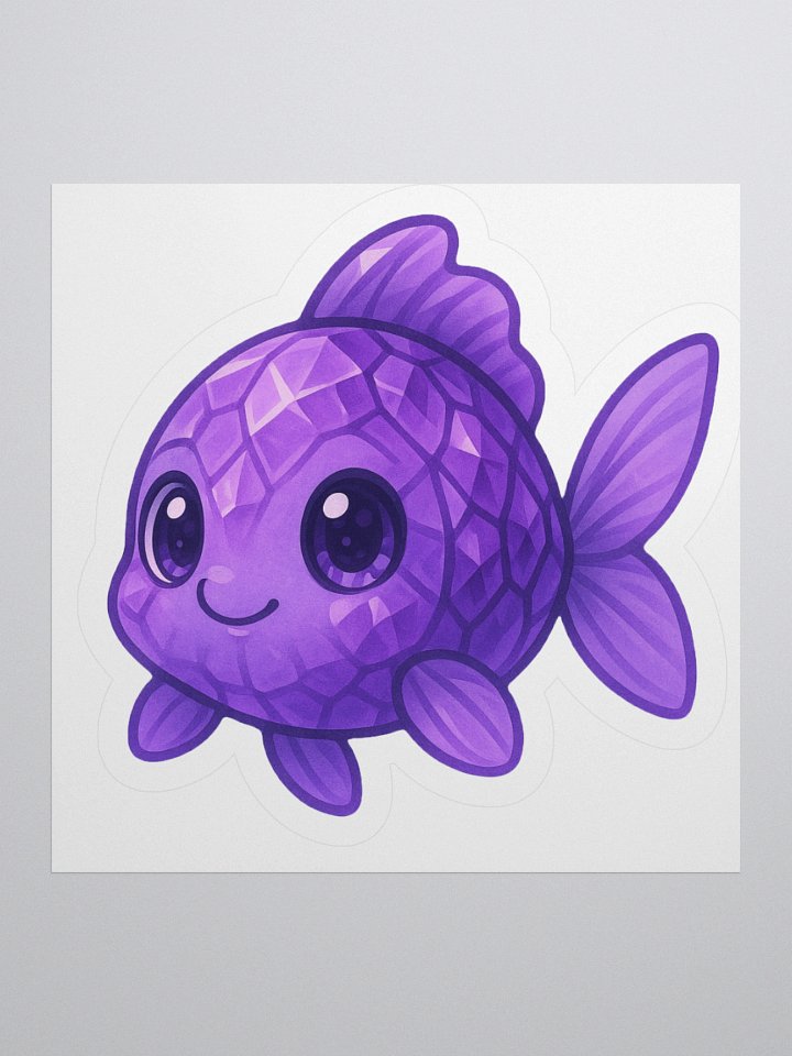 Amethyst #2 Fish Sticker product image (2)