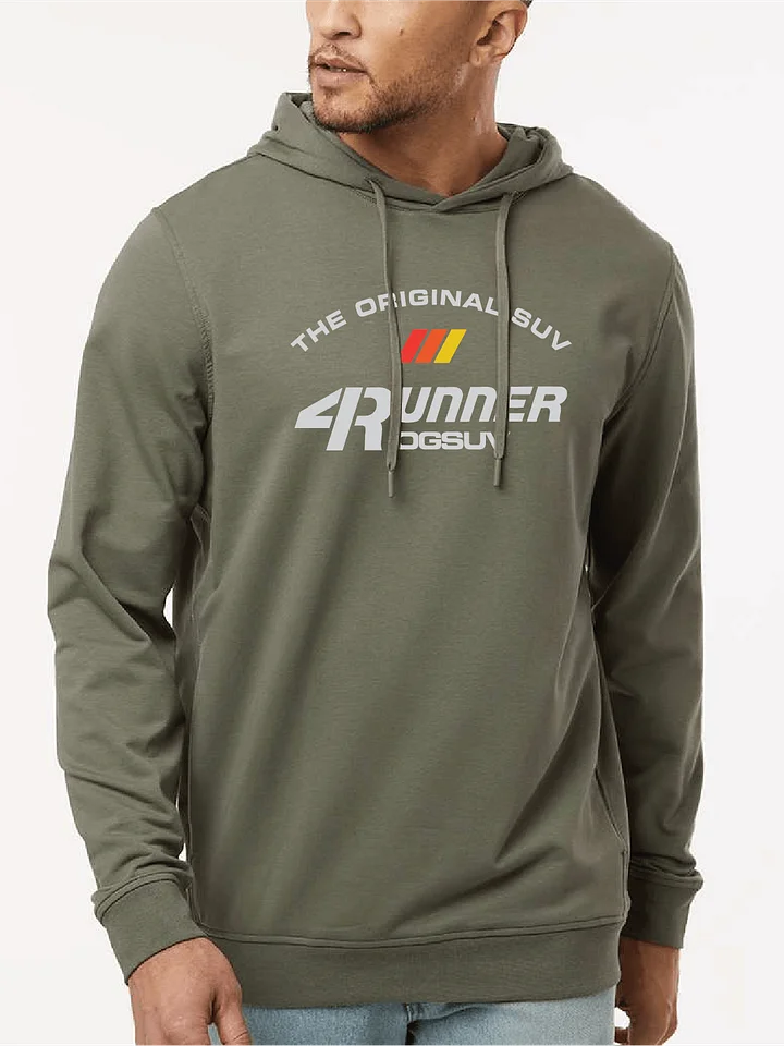 Simple Unisex Premium Hoodie - Olive/White product image (1)