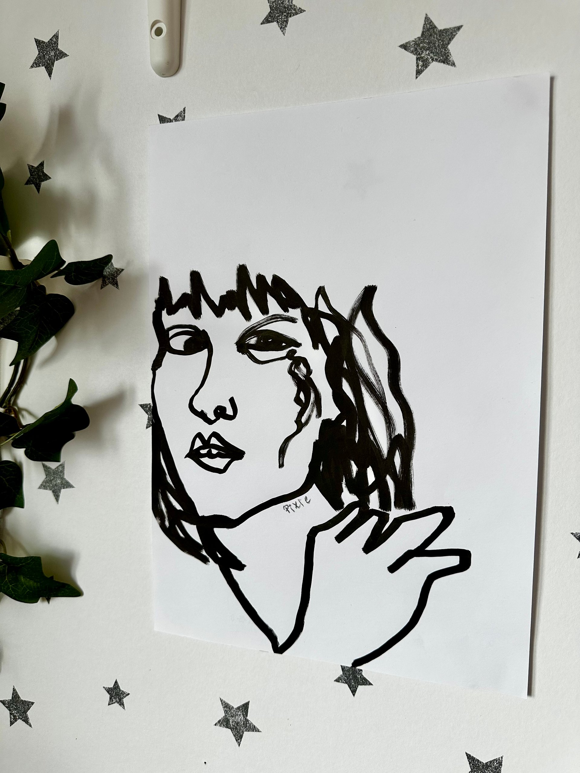 ’hangover’ original drawing from ’poetry f*cks’ product image (1)