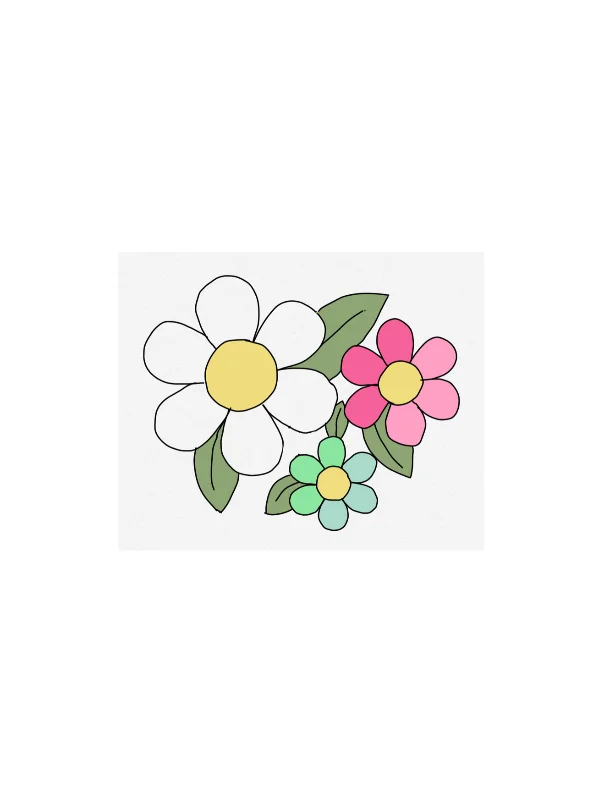 Pride flowers stickers product image (1)
