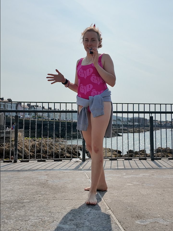 Grá Meaning Love 🩷 Sea Safety Swimsuit in Irish / Gaeilge product image (1)