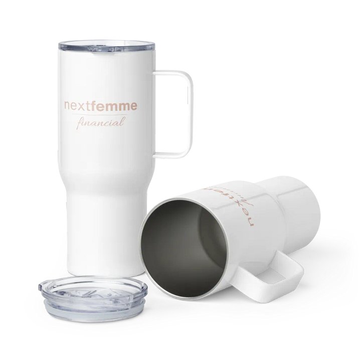 Eternal Travel Mug with Pink Logotype product image (1)