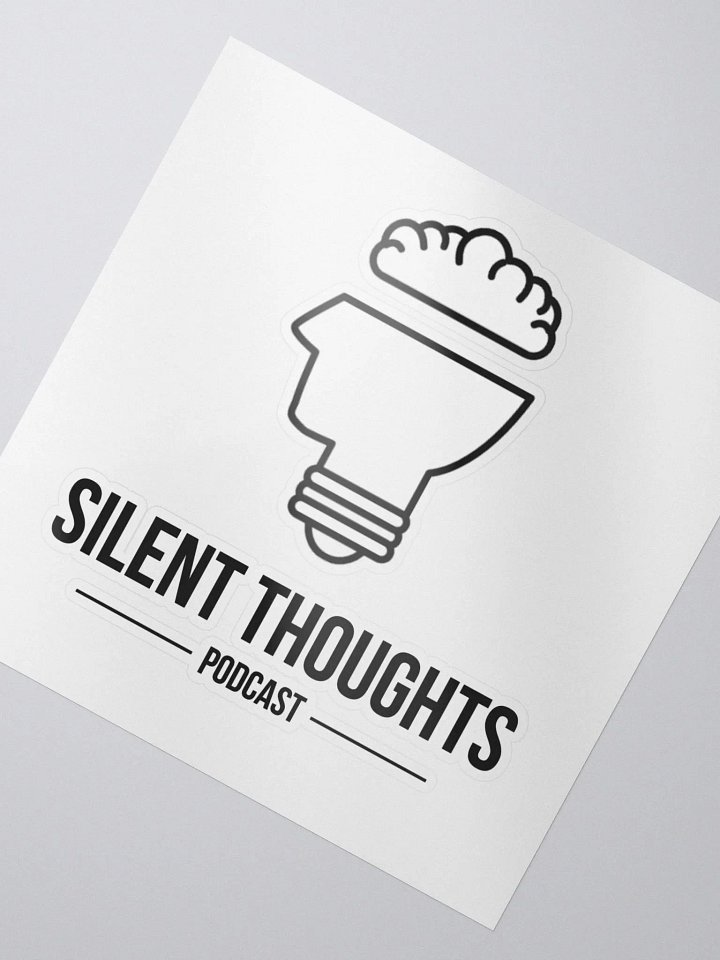 Silent Thoughts Sticker product image (2)