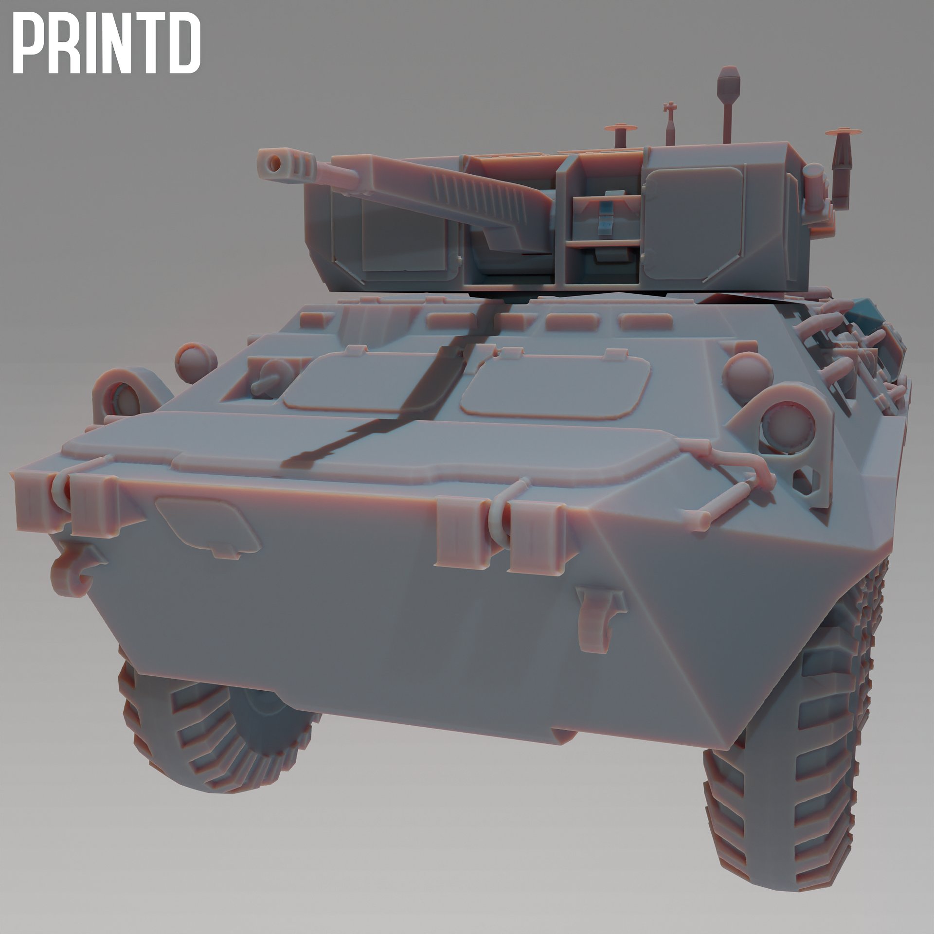 BTR Turret-Jammer - Modern Warfare Wargame Hobby Resin Scale Models product image (1)