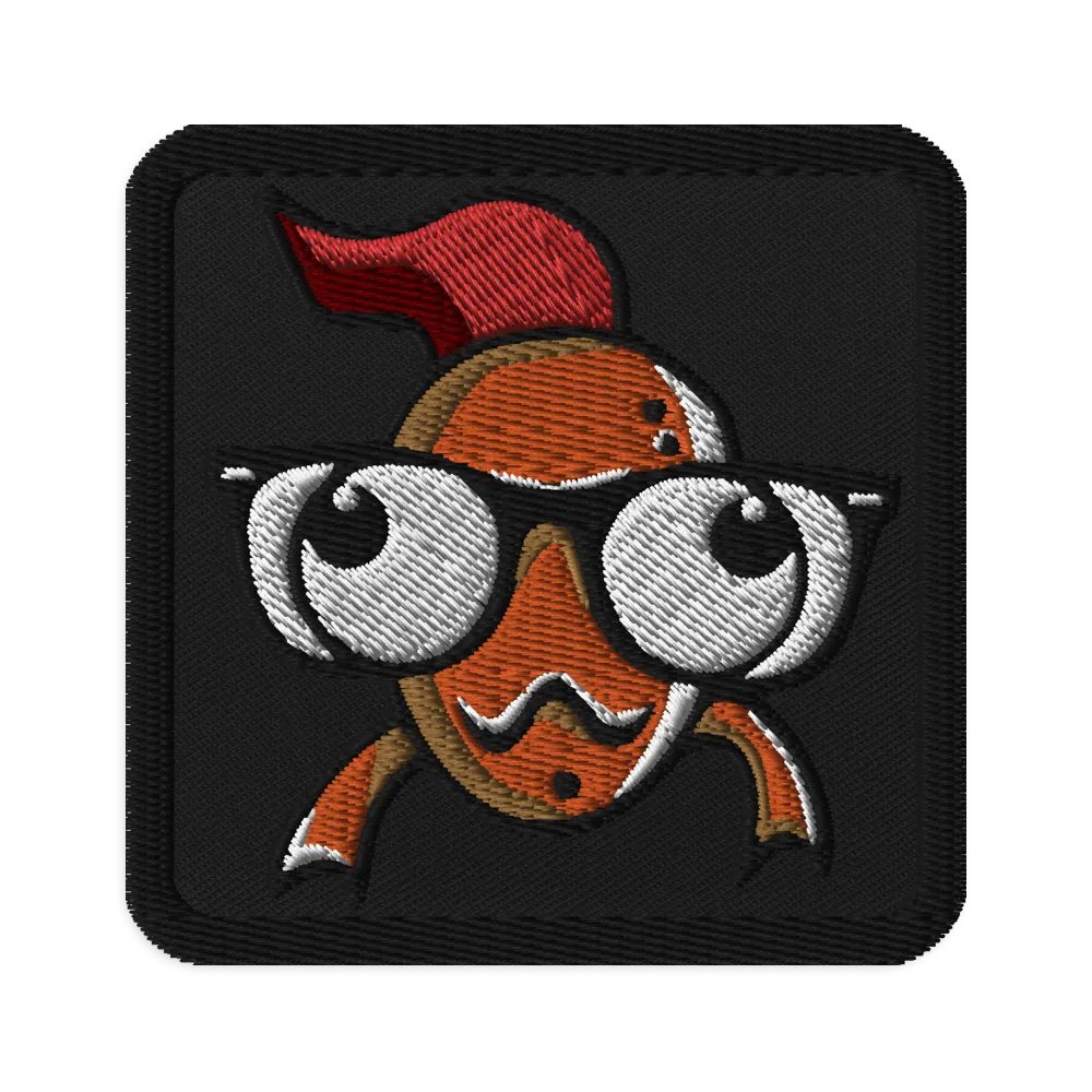 FEESH Logo Square Patch [black border] product image (1)