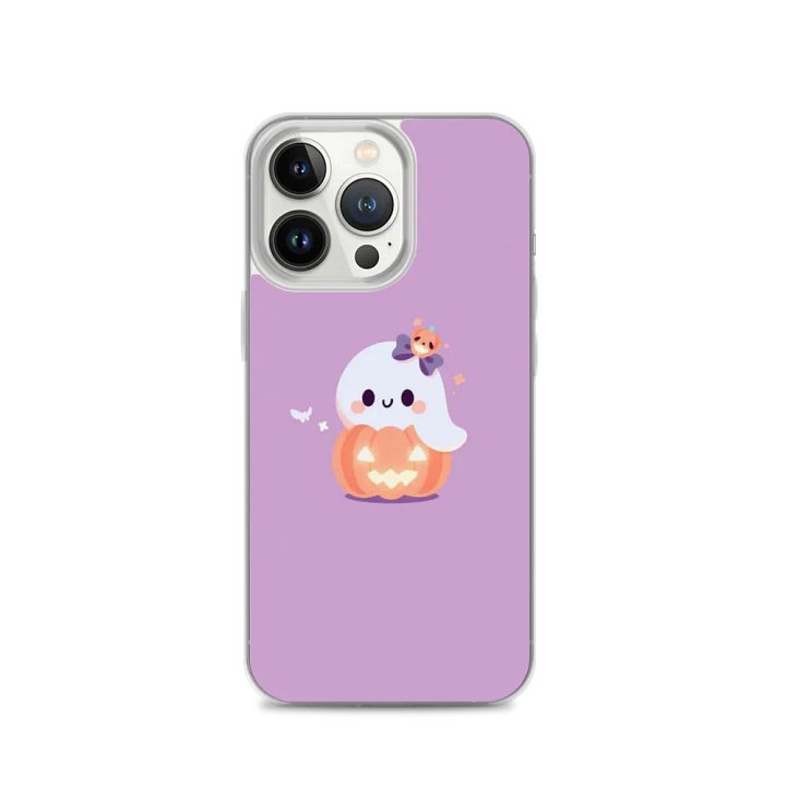 Spooky Pumpkin Ghost iPhone Case product image (2)