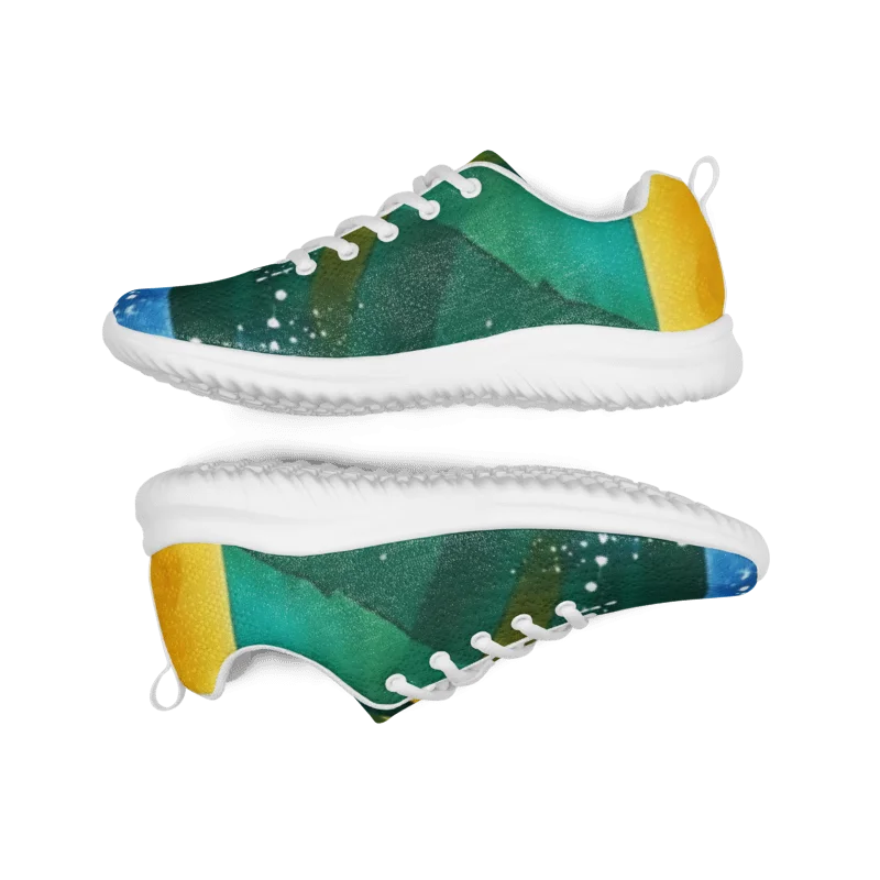 Abstract Diplomat Print - SVG - Caribbean Apples | Men's Athletic Shoes product image (8)