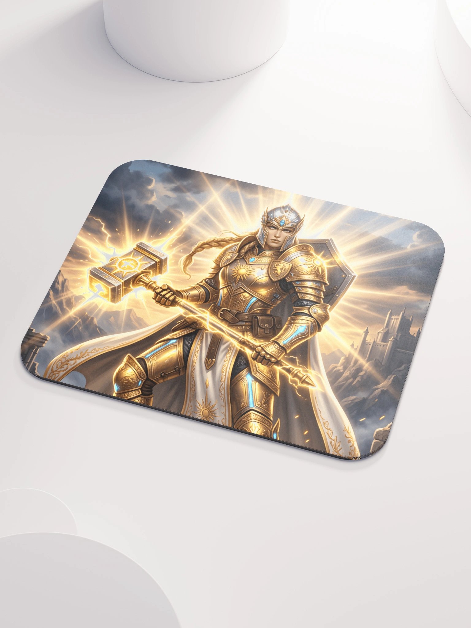 Radiant Paladin Mouse Pad product image (3)