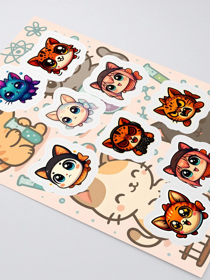 Forever Friends EvilMadGamerKitty Stickers product image (2)