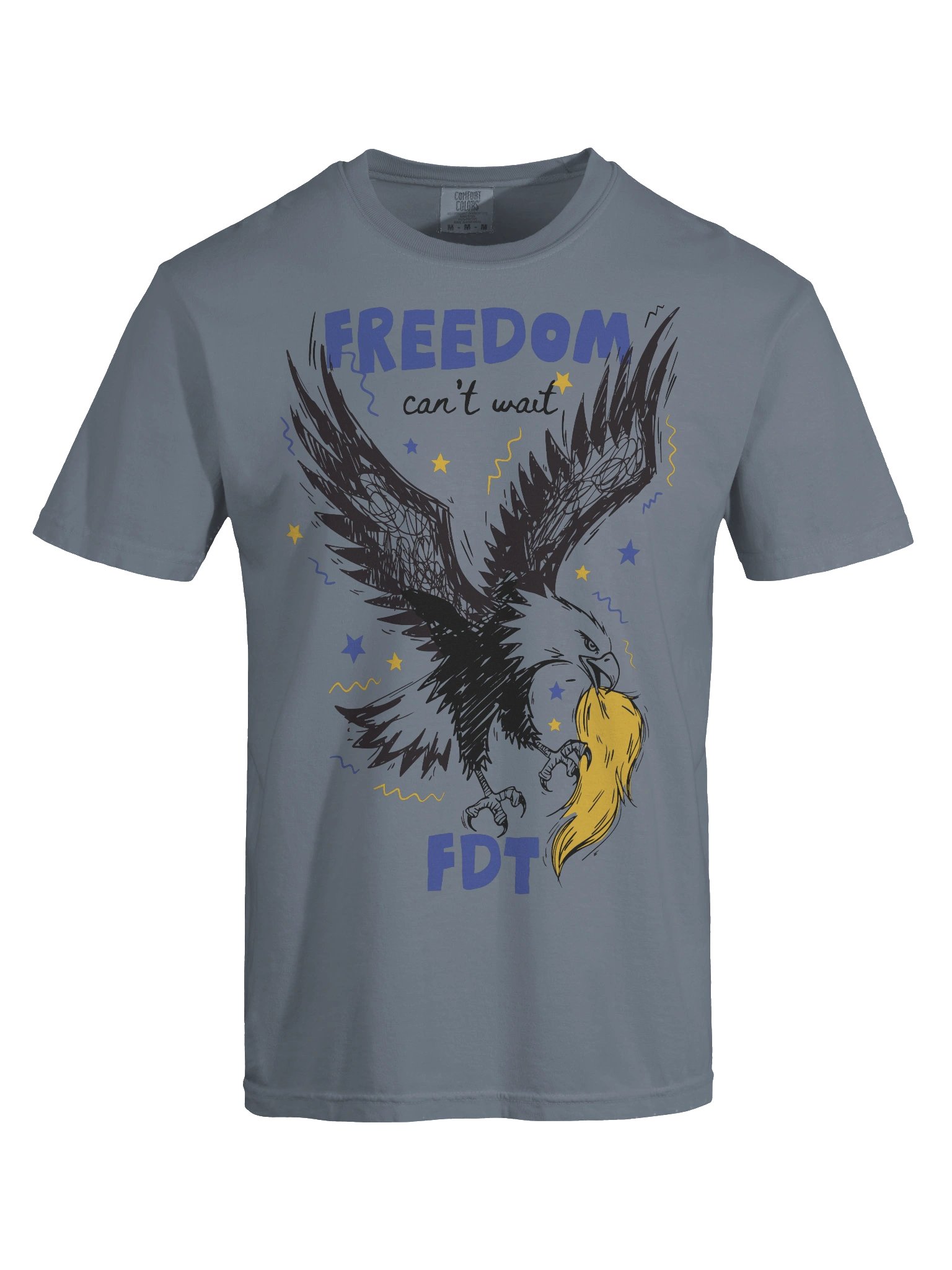 Freedom Can't Wait, Anti Trump Bald Eagle, FDT USA 250 Shirt product image (73)
