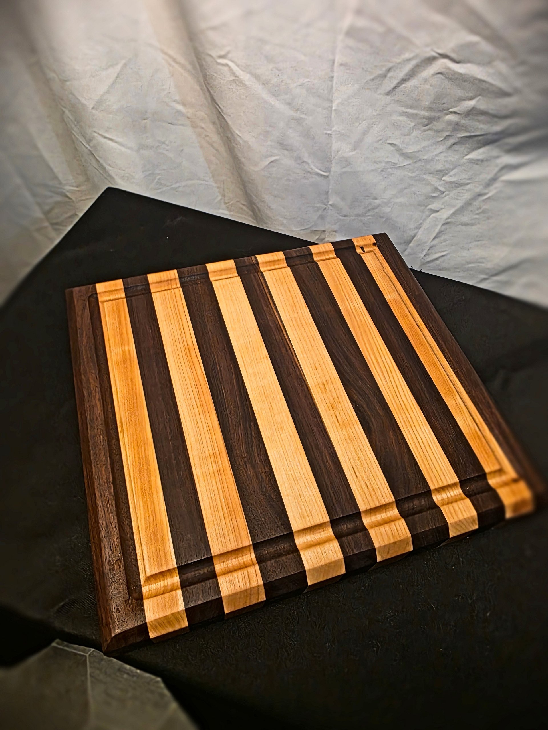 Square Walnut Maple Cutting Board product image (1)
