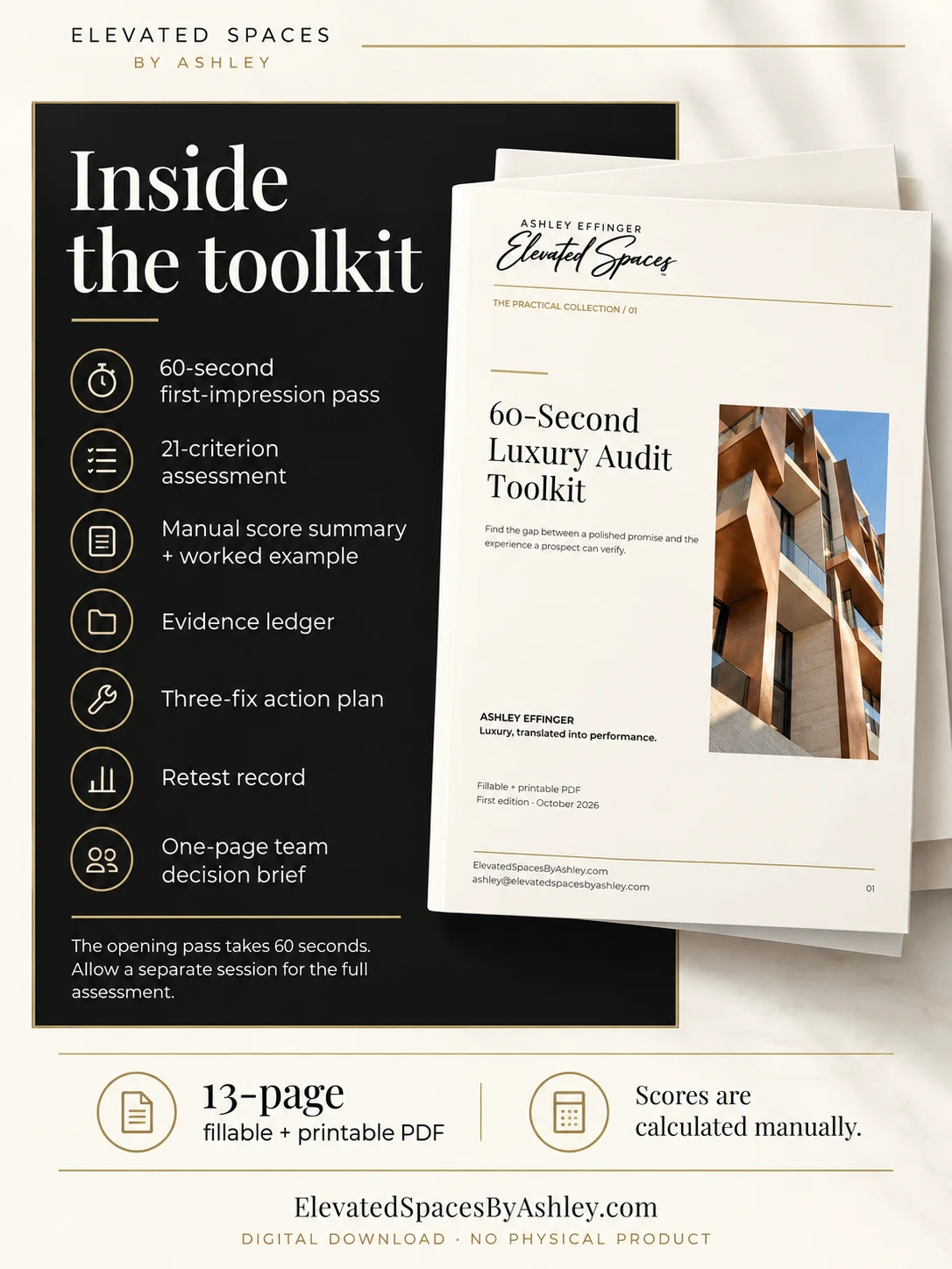 60-Second Luxury Audit Toolkit product image (3)