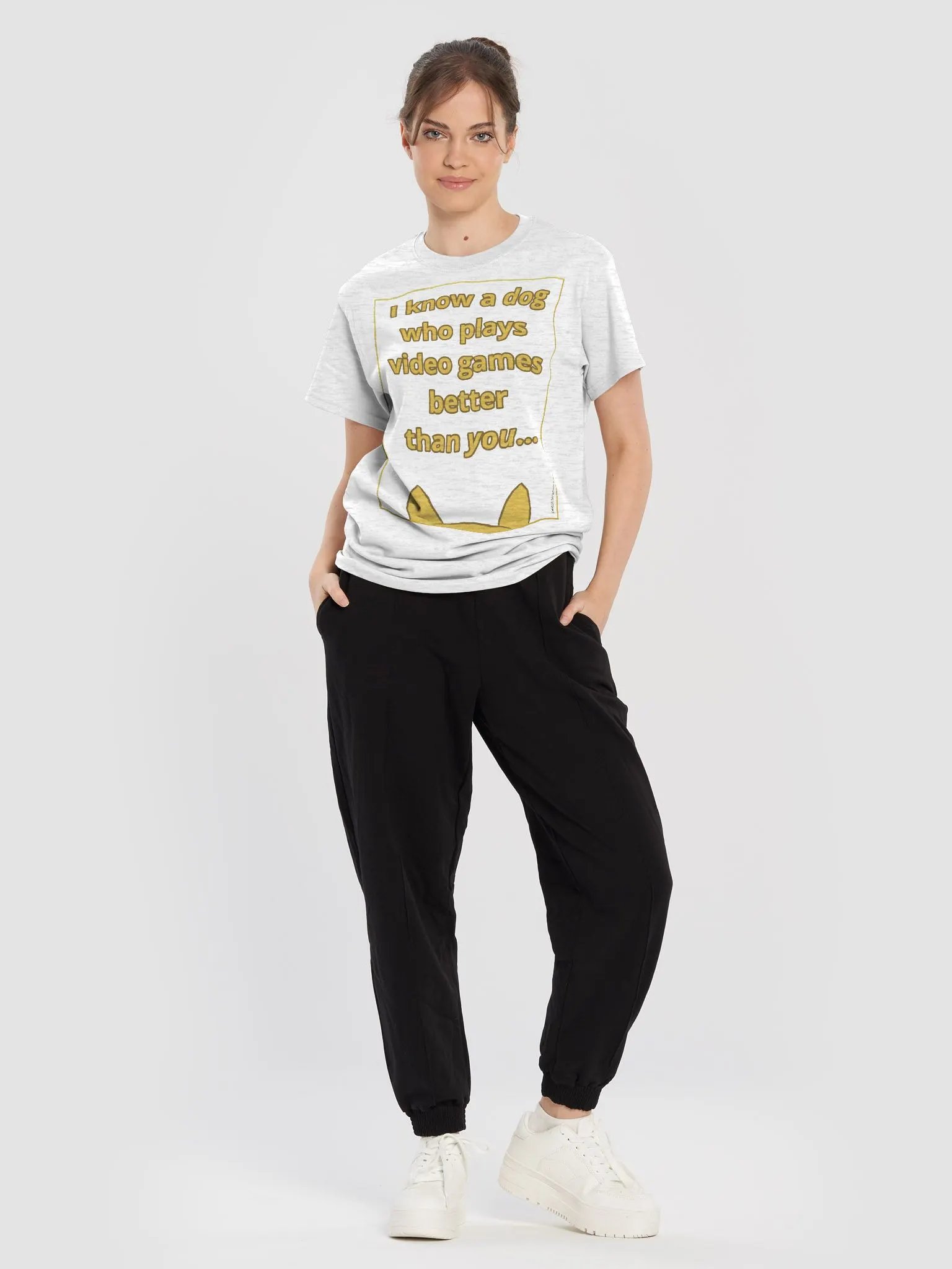 Doopsters I know a Dog Gamer T-Shirt (Light Colors) product image (5)