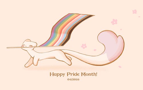 Happy Pride Month everyone! 🖤🤎🩵🩷🤍❤️🧡💛💚💙💜 

🎨: @starclutters